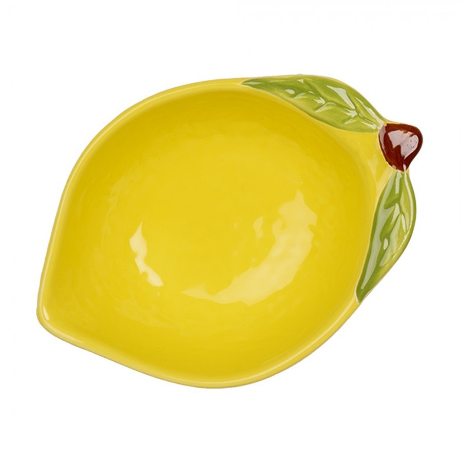Bowl Lemon 100 Ml Yellow Ceramic - Kitchen