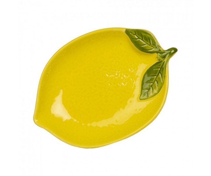 Bowl Lemon ? 15 Cm Yellow Ceramic - Clayre & Eef