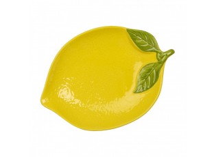 Bowl Lemon 25x18x3 Cm Yellow Ceramic - 25*18*3 cm