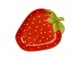 Bowl Strawberries 23x18x3 Cm Red Ceramic - ? 23 cm Clayre & Eef