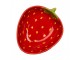 Červená miska ve tvaru jahůdky Strawberries - 13*11*4 cm / 100 ml Clayre & Eef
