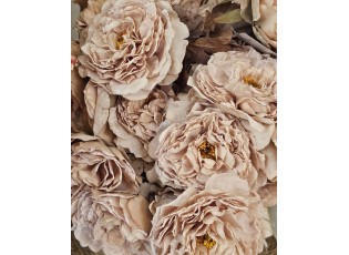 Růžová dekorační květina pivoňka - 10*10*60 cm