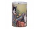 Money Box ? 8x13 Cm Green Metal Cat - Collections Clayre & Eef