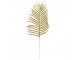 Vánoční zlatá umělá třpytivá dekorace palmový list - 21*2*51 cm Clayre & Eef