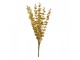 Vánoční zlatá umělá třpytivá větvička eucalyptus - 9*8*46 cm Clayre & Eef