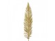 Zlatá vánoční umělá třpytivá dekorace palmový list - 7*1*45 cm Clayre & Eef