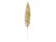 Zlatá vánoční umělá třpytivá dekorace palmový list - 7*1*45 cm Clayre & Eef