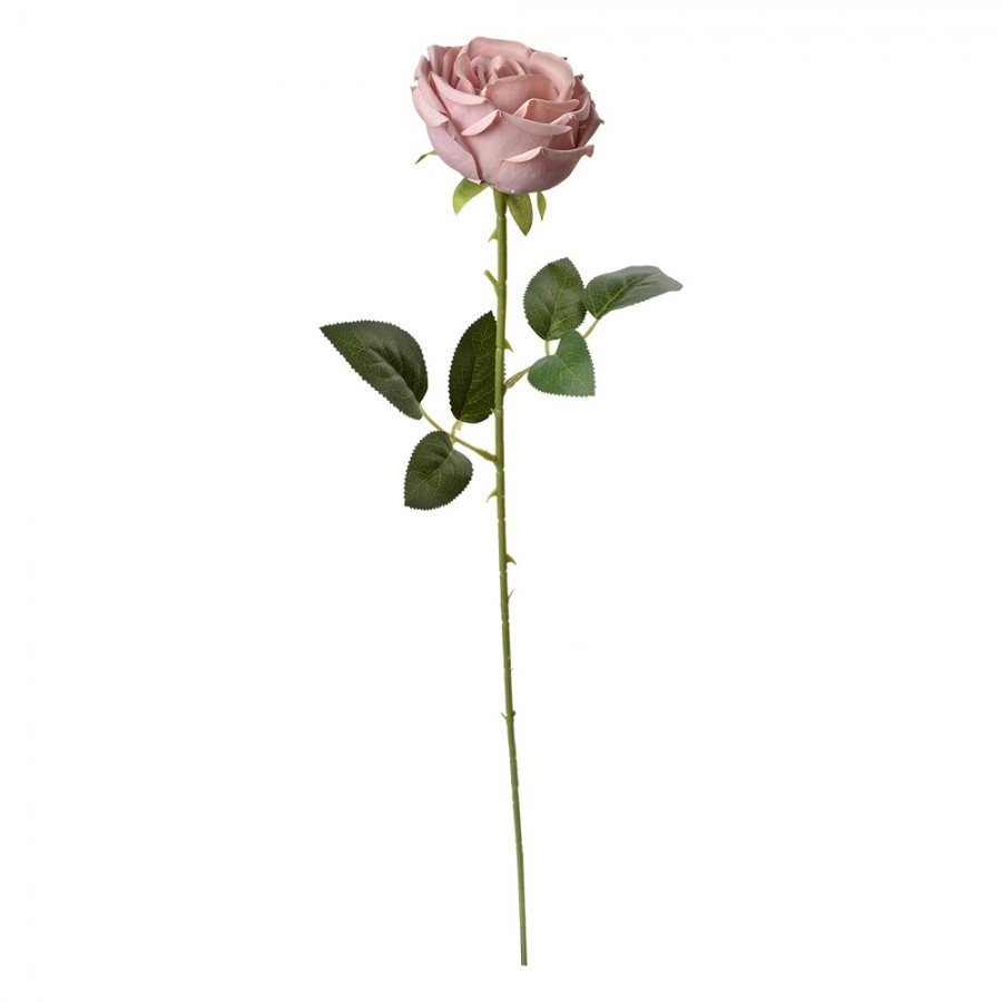 Dekorace umělá květina fialková růže Rose Purple - 9*9*61 cm