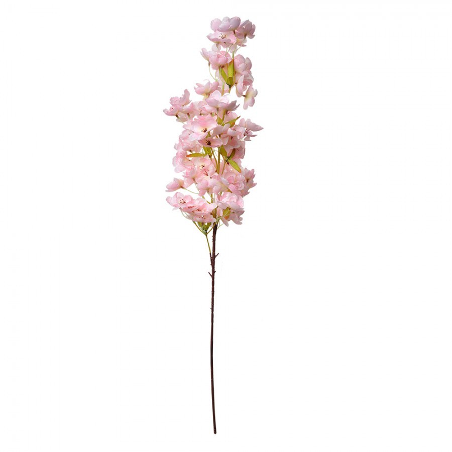 Dekorace umělá květina s růžovými květy - 16*8*98 cm