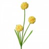Dekorační umělá květina žlutá hortenzie - 12*8*84 cm