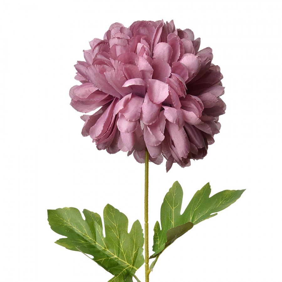Dekorace umělá květina s fialovým květem - 15*15*80 cm