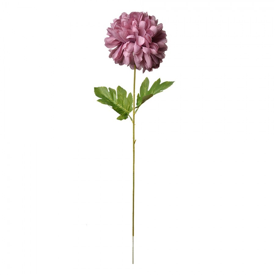 Dekorace umělá květina s fialovým květem - 15*15*80 cm