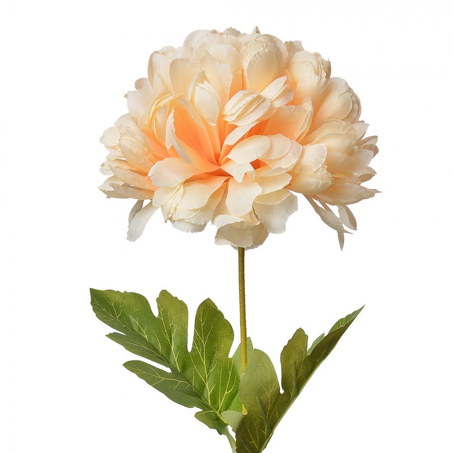 Dekorace umělá květina se žlutým květem - 15*15*80 cm