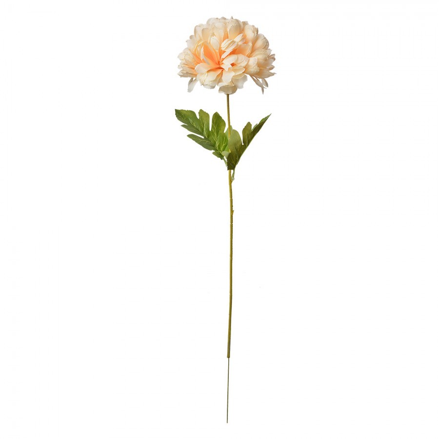 Dekorace umělá květina se žlutým květem - 15*15*80 cm