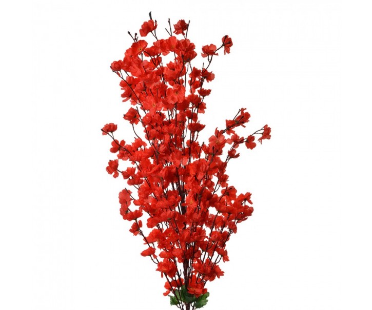 Artificial Flower 100 Cm Red Plastic - 40*10*100 cm Clayre & Eef