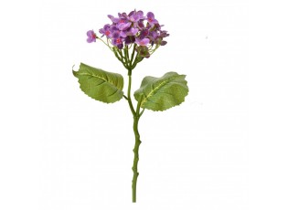 Dekorace umělé květiny s fialovými kvítky - 19*10*37 cm