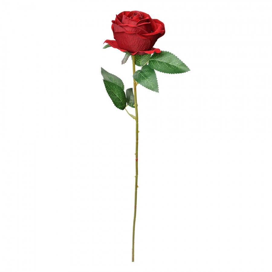 Vínová umělá květina růže Rosea - 8*8*50 cm