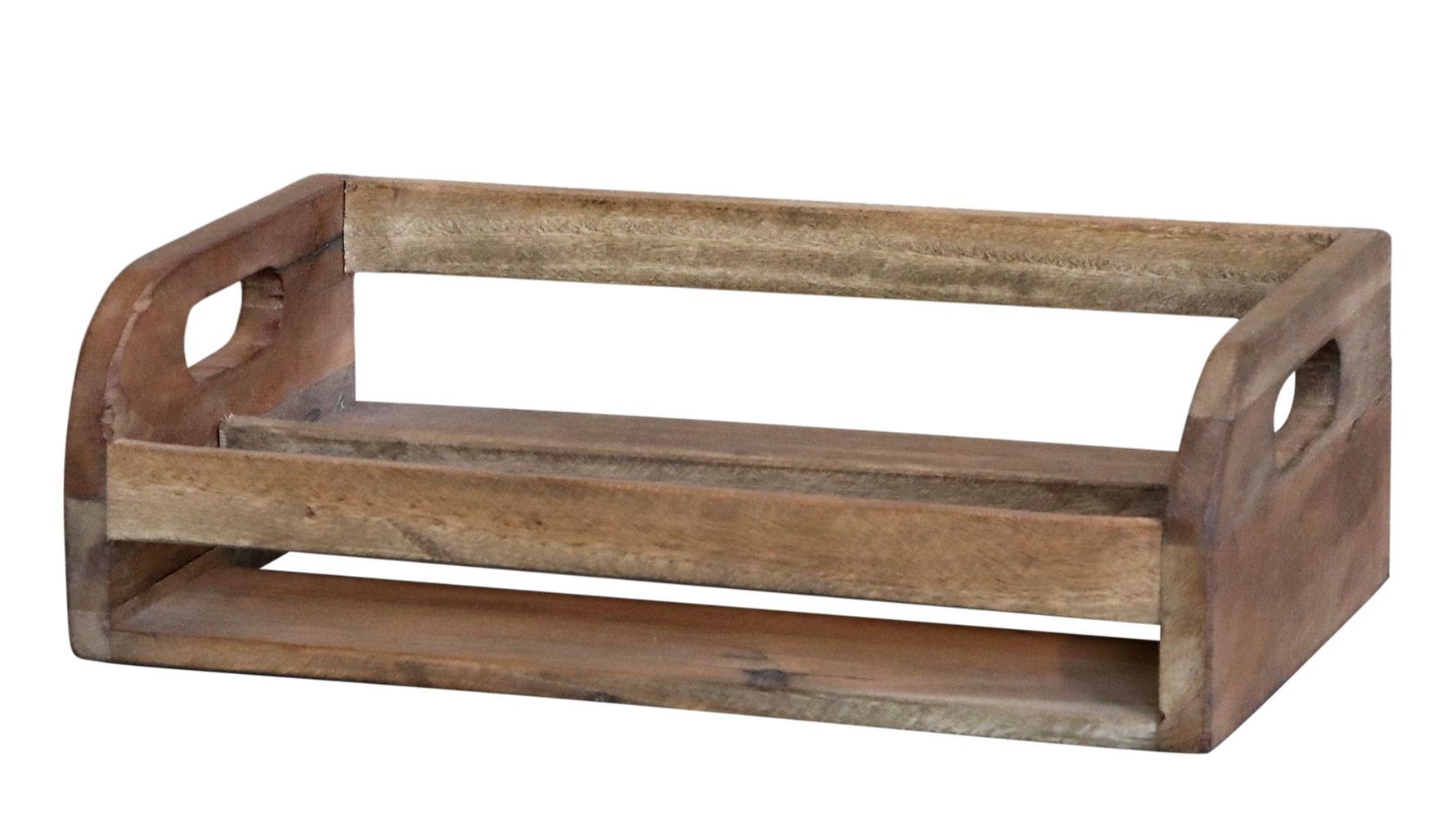 Dekorační dřevěný box s uchy Grimaud Unit - 33*20*10 cm