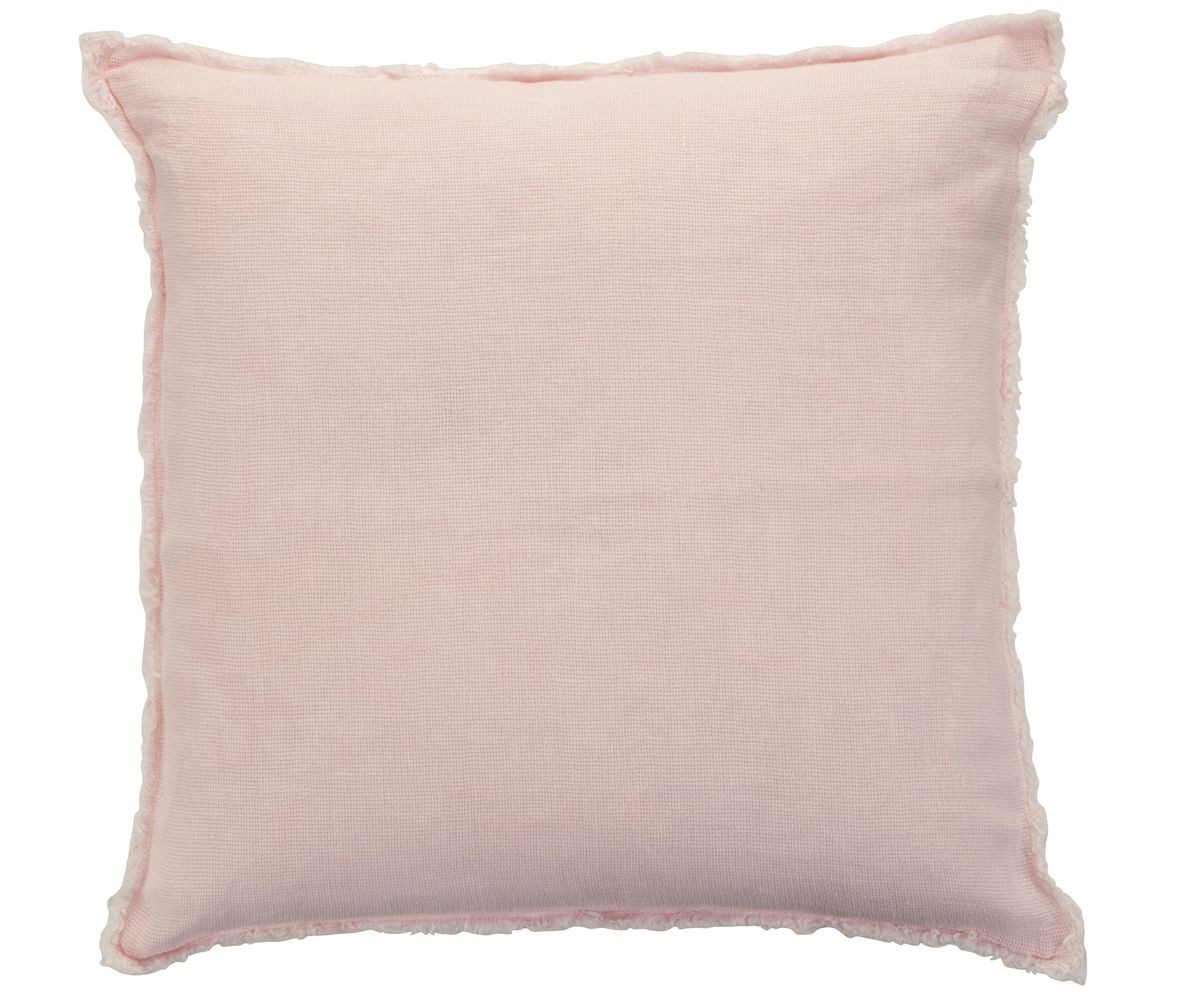 Růžový polštář s opraným designem Stonewashed - 45*2*45 cm