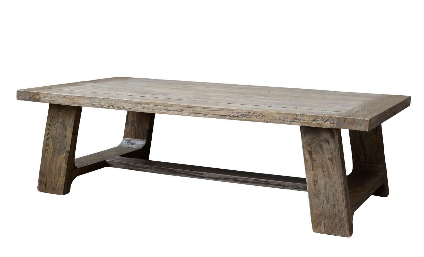Konferenční stůl z recyklovaného dřeva Marseille - 130*68*40 cm