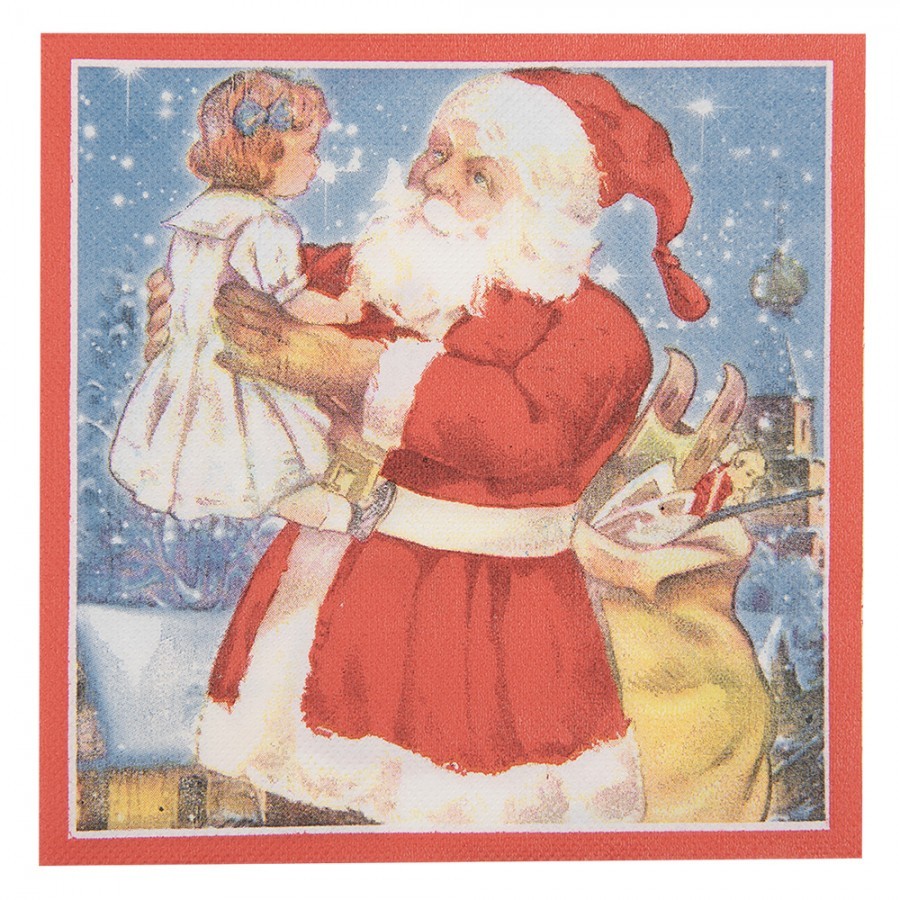 Papírové ubrousky Santa Claus - 33*33 cm (20ks)