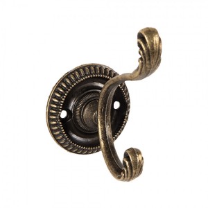 Mosazný antik kovový nástěnný háček - 4*6*7 cm