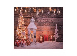 Vánoční látkové pozadí Christmas Wall Cloth - 180*1*210 cm