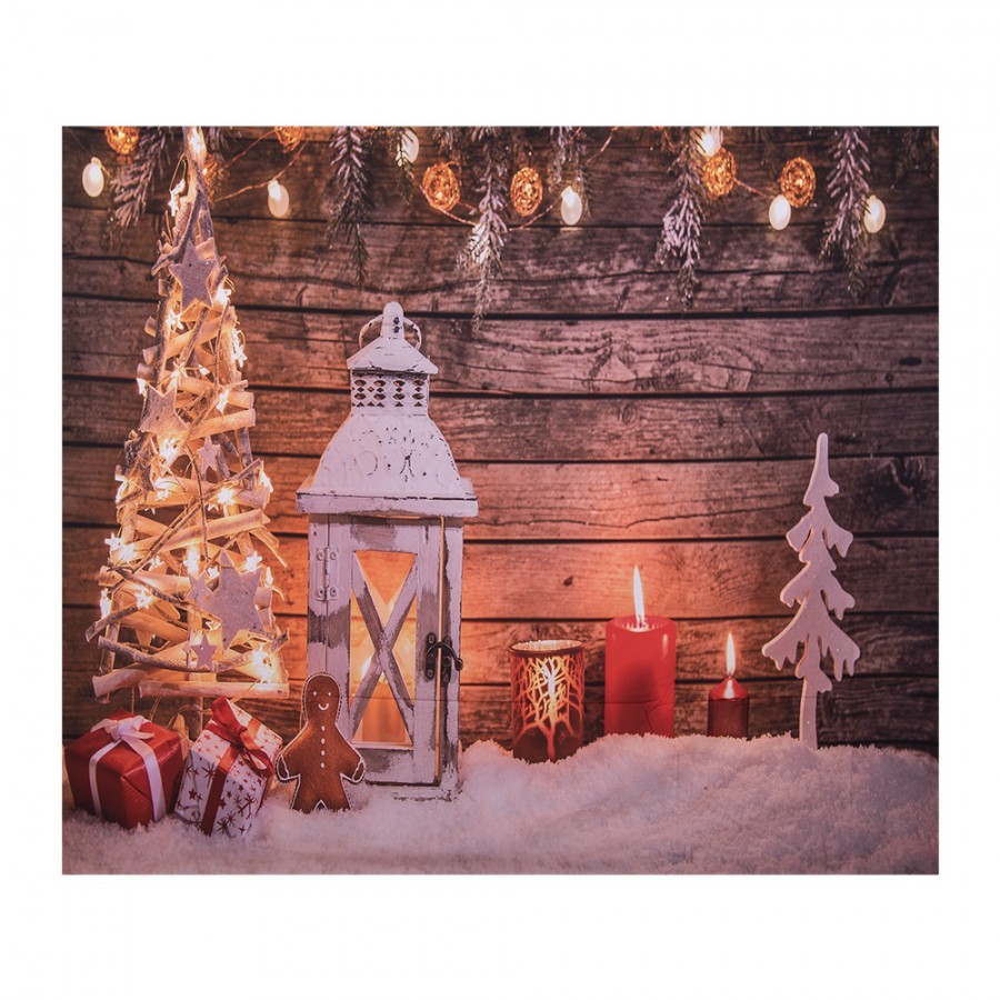 Vánoční látkové pozadí Christmas Wall Cloth - 180*1*210 cm