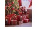 Vánoční látkové pozadí se stromkem Christmas Wall Cloth - 180*1*210 cm Clayre & Eef