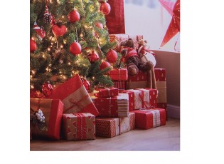 Vánoční látkové pozadí se stromkem Christmas Wall Cloth - 180*1*210 cm
