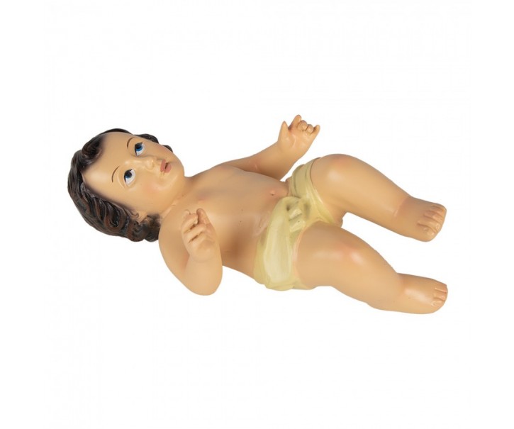 Dekorace figurka malý ležící Ježíšek Jesus S - 11*8*20 cm Clayre & Eef