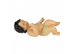 Dekorace figurka malý ležící Ježíšek Jesus L - 20*15*37 cm