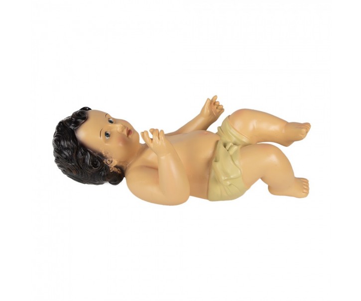 Dekorace figurka malý ležící Ježíšek Jesus L - 20*15*37 cm Clayre & Eef