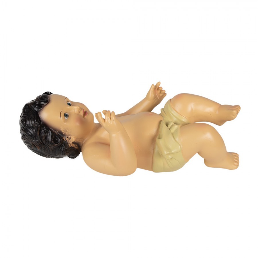 Dekorace figurka malý ležící Ježíšek Jesus L - 20*15*37 cm