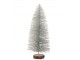 Malý stříbrný třpytivý stromeček Tree silver S - Ø 10*16 cm