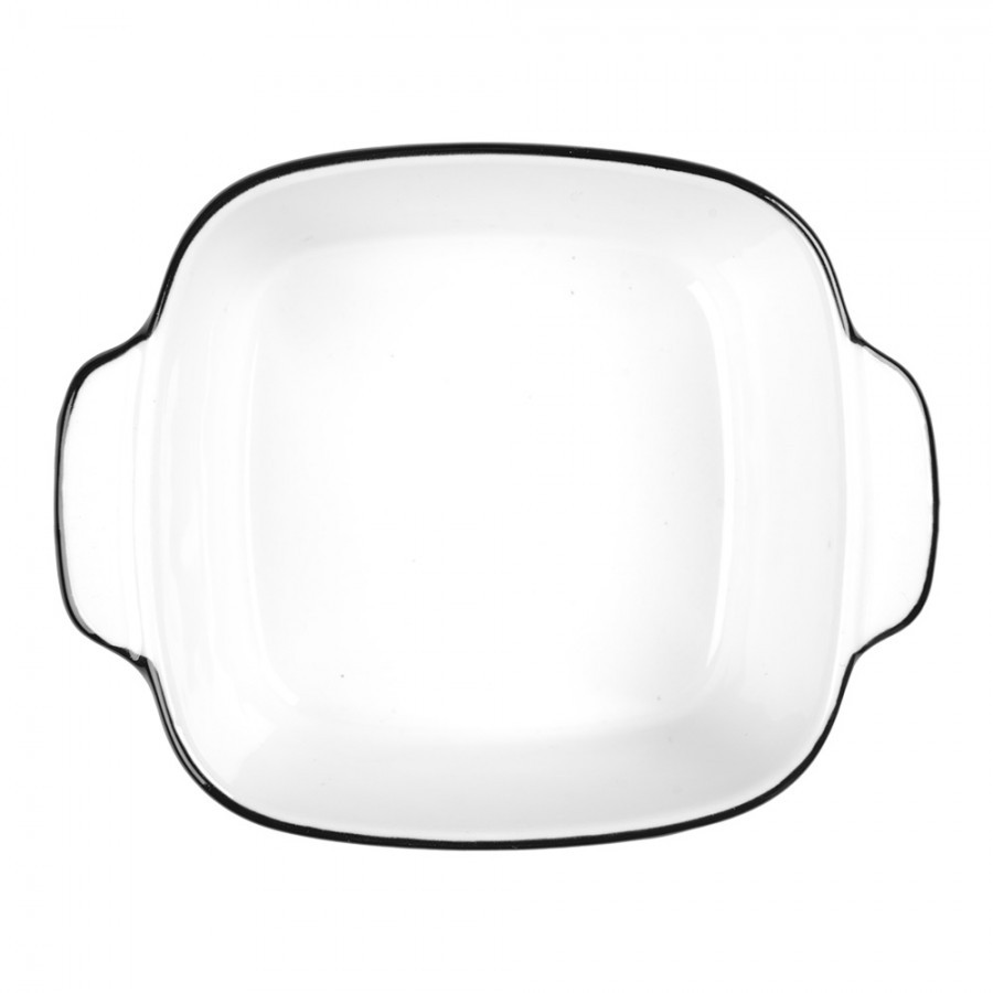 Keramická hranatá miska s oušky Mibbo - 15*12*5 cm/ 275ml