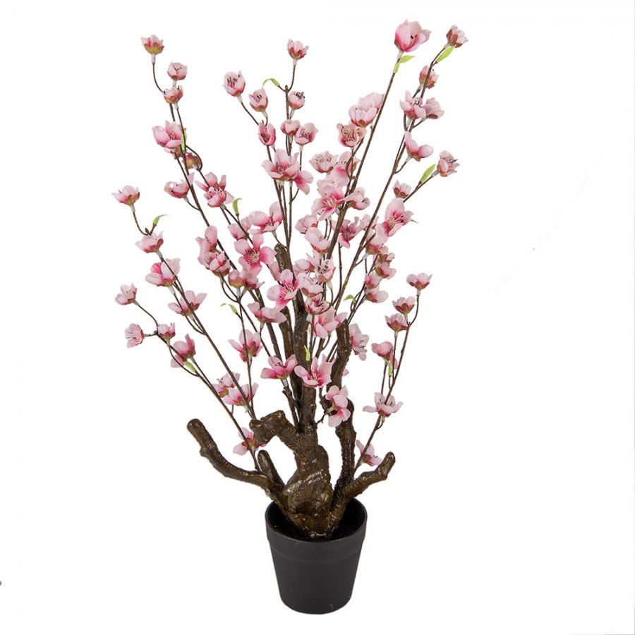 Dekorační stromek třešeň s růžovými květy Cherry Blossom - 18*18*70 cm