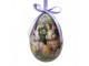 6ks dekorace závěsné vajíčko s králíčky Spring Egg - Ø 7*10 cm Clayre & Eef