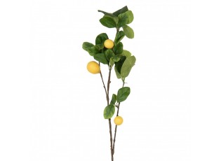 Dekorace umělá větvička citrónovník Lemon Tree - 10*7*73 cm