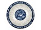 Bowl ? 21x5 Cm White Blue Ceramic - ? 21*5 cm / 600 ml Clayre & Eef