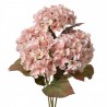 Růžová umělá květina hortenzie Hydrangea - 18*16*44 cm Barva: růžová, zelenáMateriál: plastHmotnost: kg