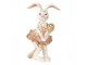 Decorative Figurine Rabbit 14 Cm Beige Gold Colored Plastic - 8*6*14 cm Clayre & Eef