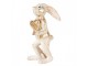 Decorative Figurine Rabbit 13 Cm Beige Gold Colored Plastic Heart - 6*7*13 cm Clayre & Eef