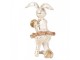 Decorative Figurine Rabbit 14 Cm Beige Gold Colored Plastic - 8*6*14 cm Clayre & Eef