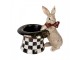 Decorative Figurine Rabbit 25x16x23 Cm Beige Black Plastic - 25*16*23 cm Clayre & Eef
