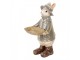 Decorative Figurine Rabbit 29 Cm Beige Plastic - 15*19*29 cm Clayre & Eef