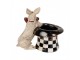 Decorative Figurine Rabbit 25x16x23 Cm Beige Black Plastic - 25*16*23 cm Clayre & Eef