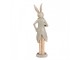 Dekorace králíček s kabátkem M - 7*5*24 cm Clayre & Eef