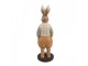 Decorative Figurine Rabbit 23 Cm Brown Plastic - 7*7*23 cm Clayre & Eef