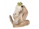Decorative Figurine Rabbit 6x5x7 Cm Beige Plastic - 6*5*7 cm Clayre & Eef
